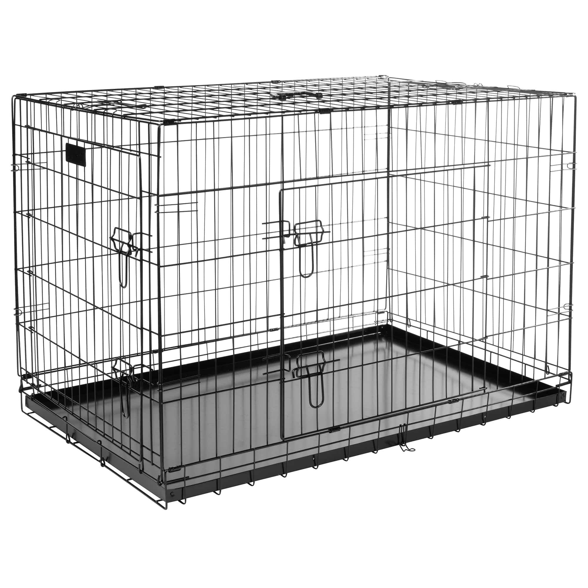 Bunty Metal Dog Cage Crate Bed Portable Pet Puppy Training Travel Carrier Basket - Image 15