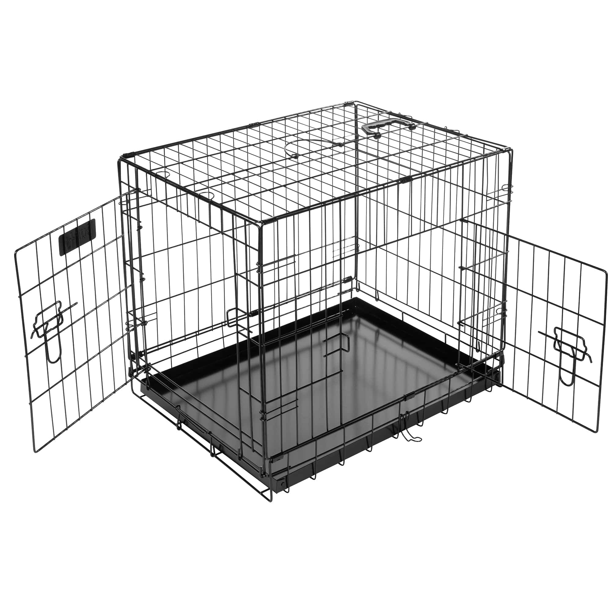 Bunty Metal Dog Cage Crate Bed Portable Pet Puppy Training Travel Carrier Basket - Image 5