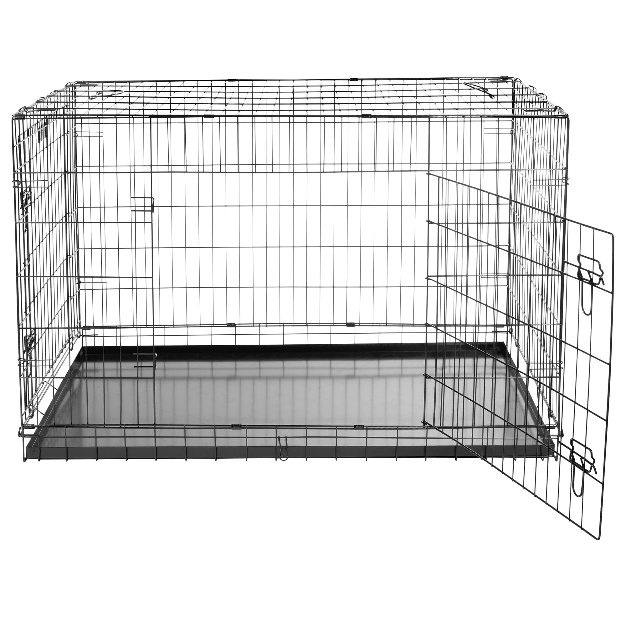 Bunty Metal Dog Cage Crate Bed Portable Pet Puppy Training Travel Carrier Basket - Image 7