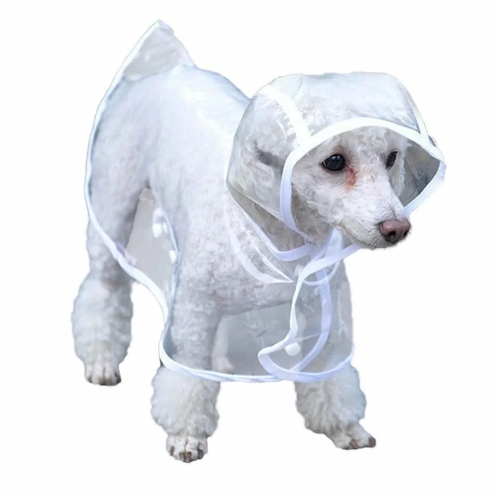 Clear Dog Raincoat Jacket - Image 6